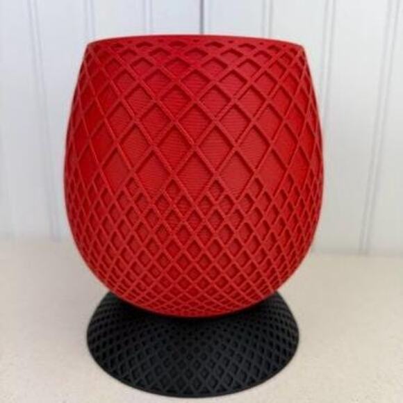 The Miro Planter, Indoor Flower Pot, Tabletop Planter. Lattice Design - Picture 3 of 11